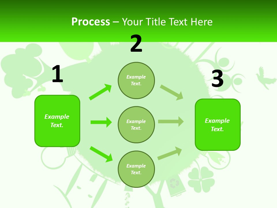 Tree Planet Green PowerPoint Template