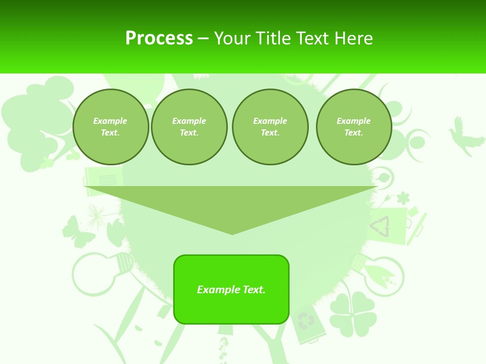 Tree Planet Green PowerPoint Template