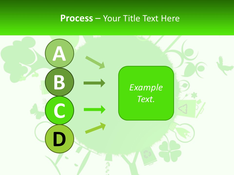 Tree Planet Green PowerPoint Template