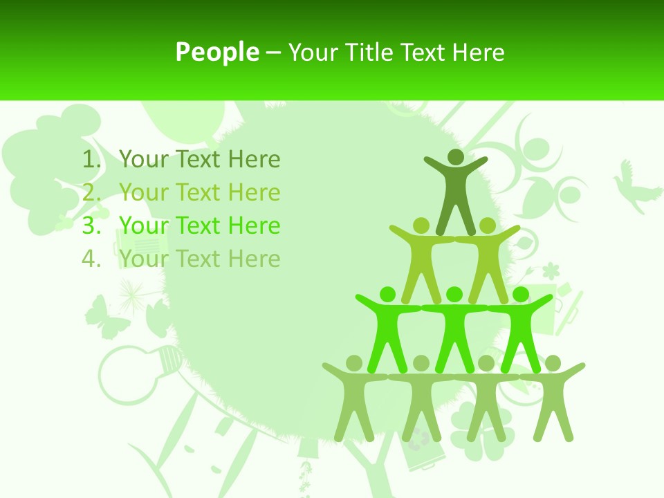 Tree Planet Green PowerPoint Template