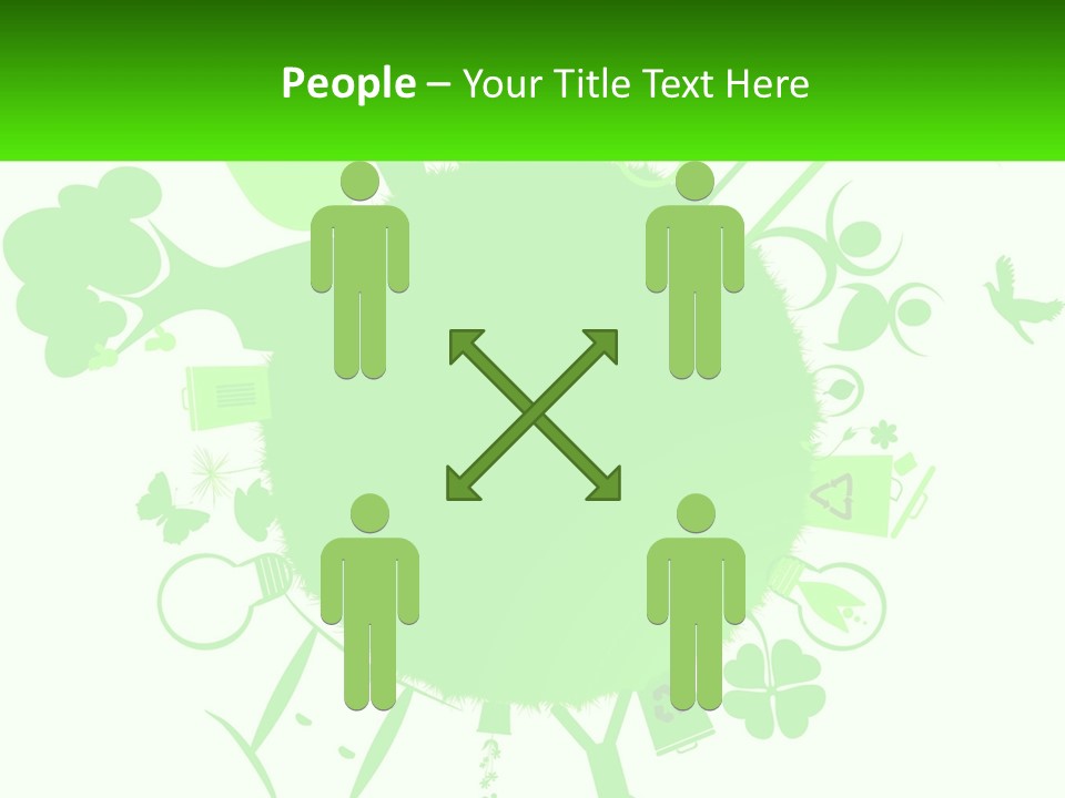 Tree Planet Green PowerPoint Template