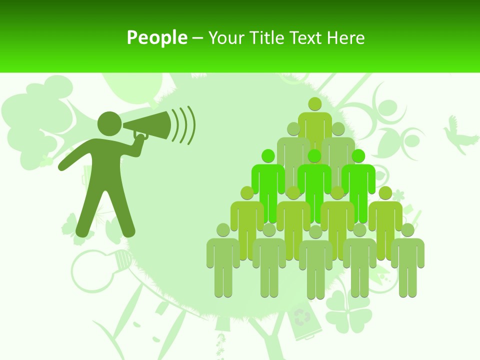 Tree Planet Green PowerPoint Template