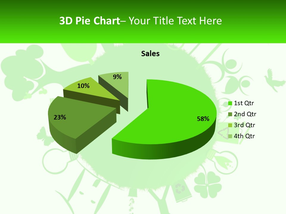 Tree Planet Green PowerPoint Template
