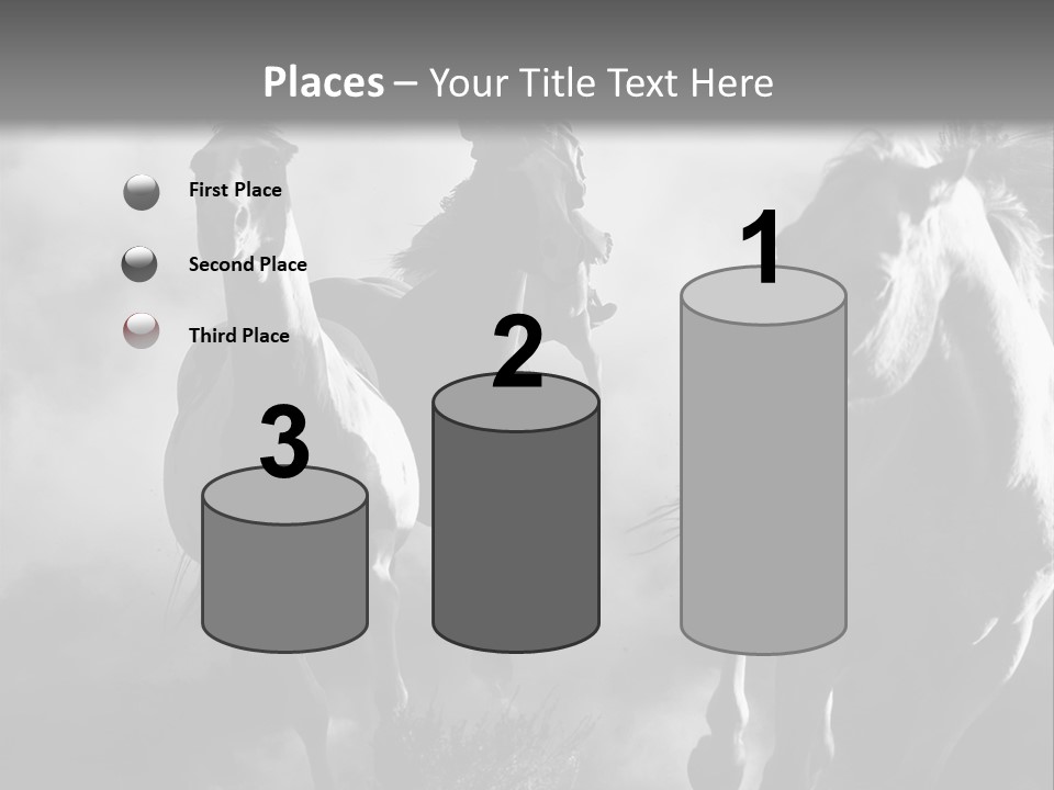 Gelding Country Tail PowerPoint Template