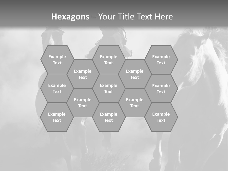 Gelding Country Tail PowerPoint Template