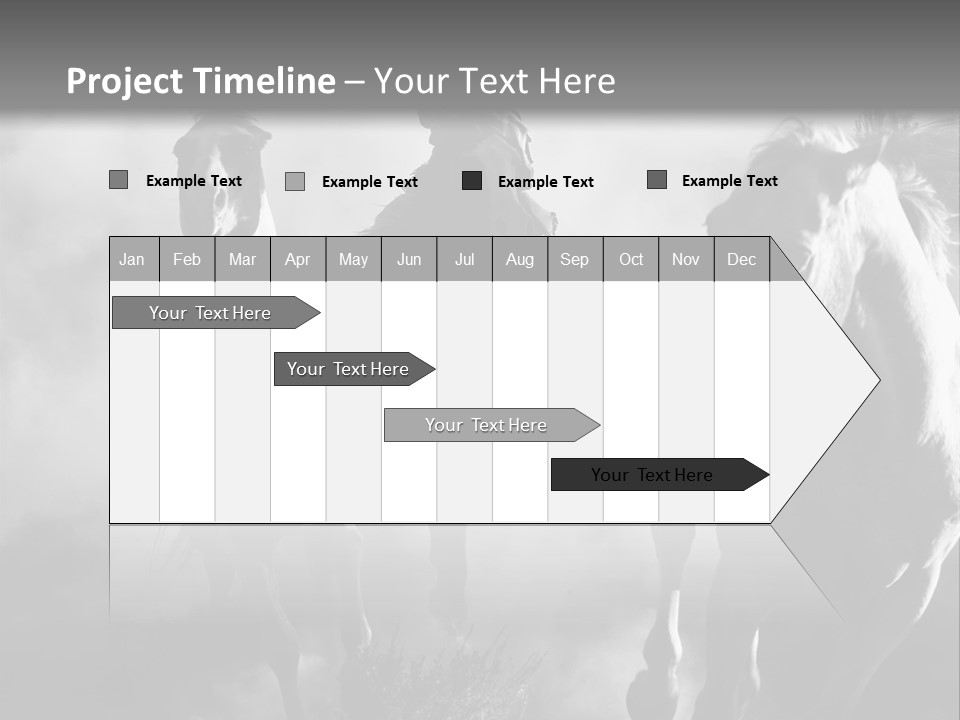 Gelding Country Tail PowerPoint Template