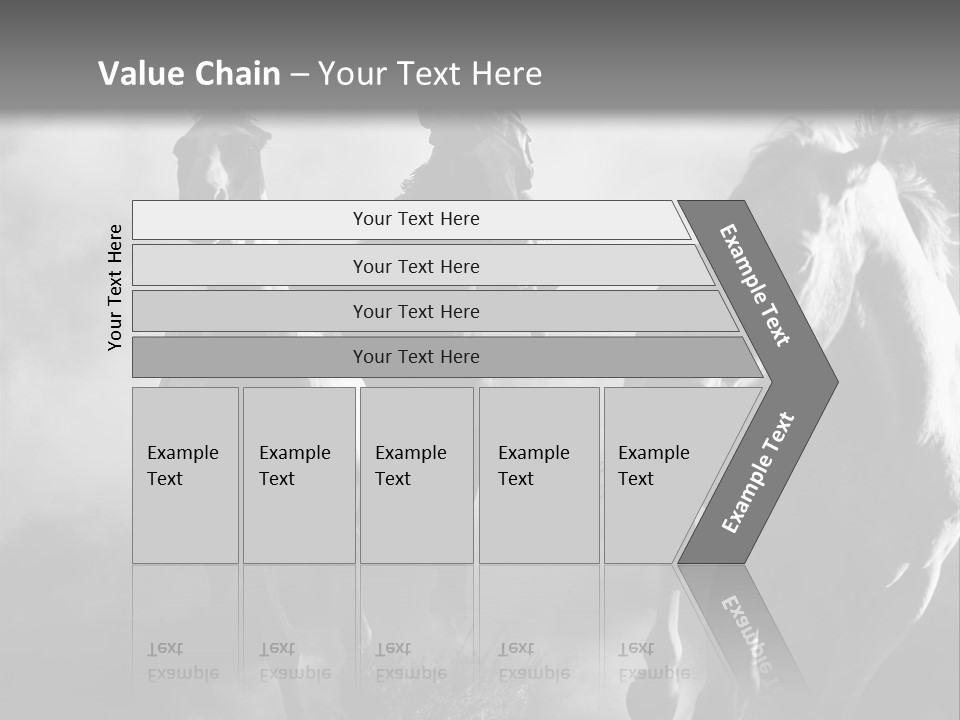Gelding Country Tail PowerPoint Template