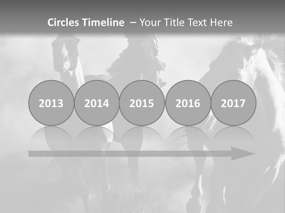 Gelding Country Tail PowerPoint Template