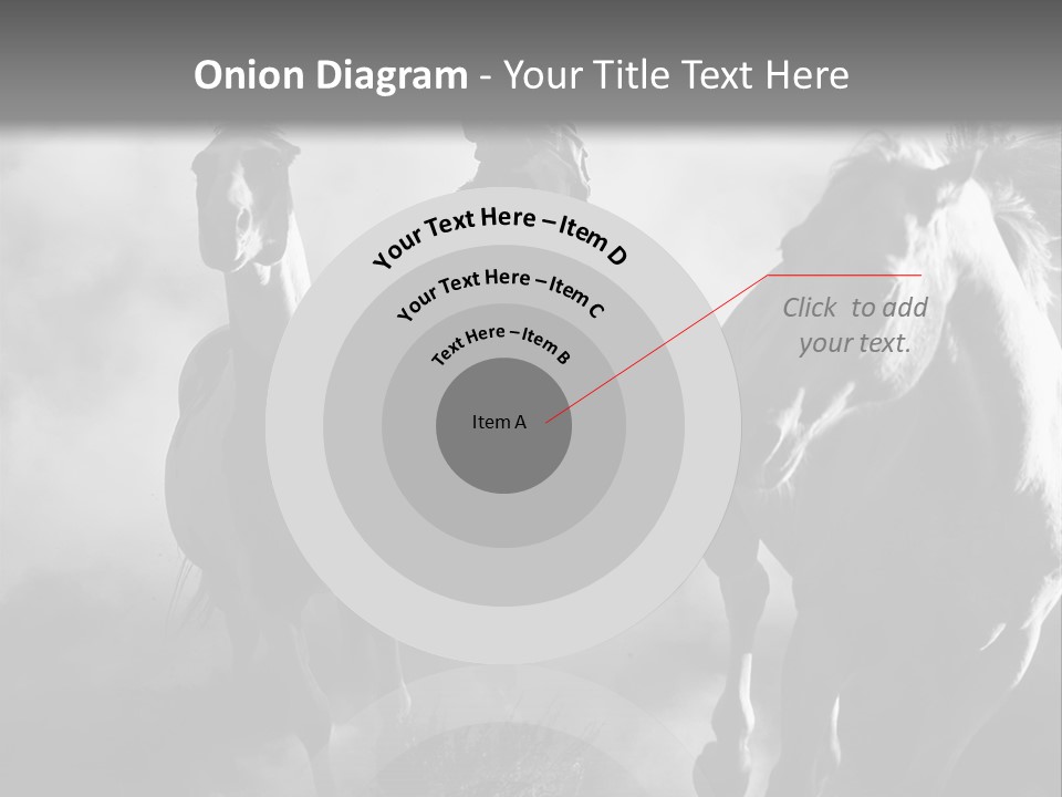 Gelding Country Tail PowerPoint Template