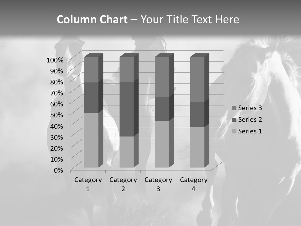 Gelding Country Tail PowerPoint Template