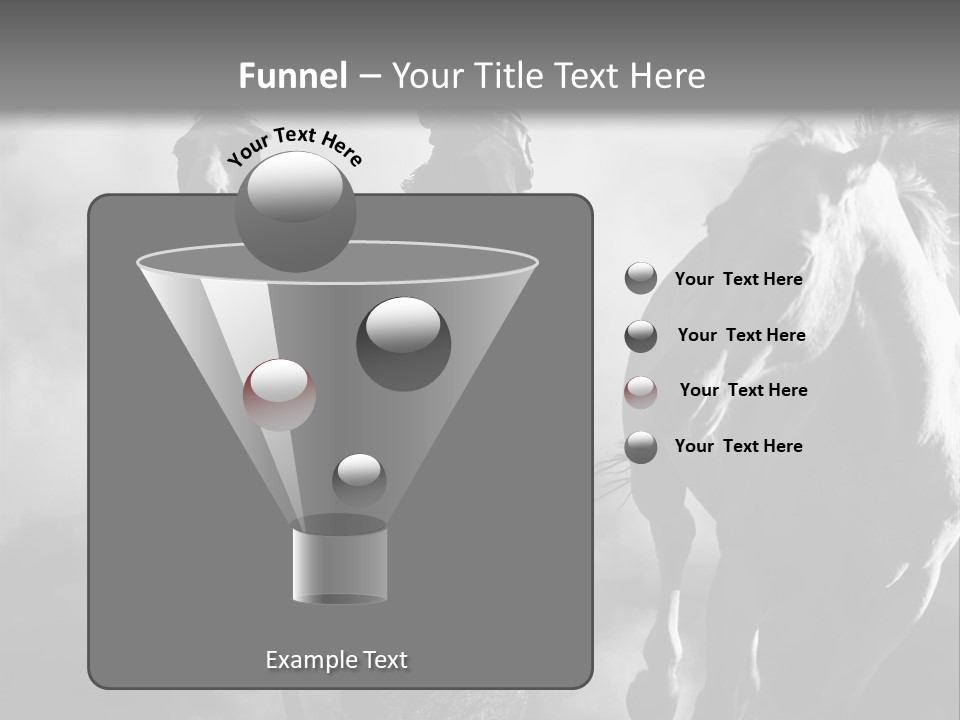 Gelding Country Tail PowerPoint Template