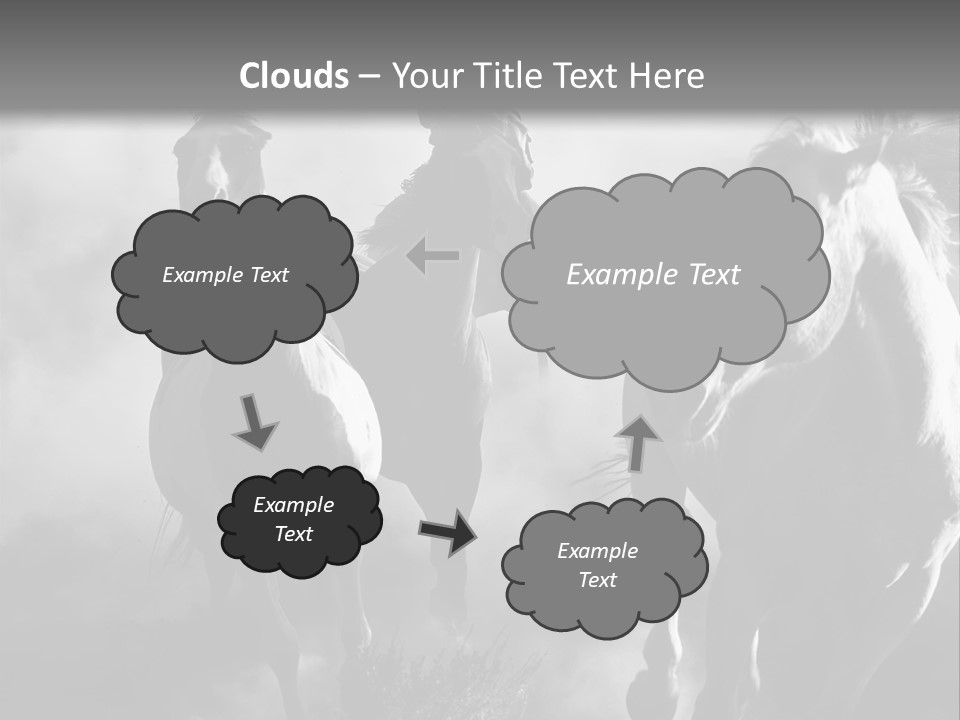 Gelding Country Tail PowerPoint Template