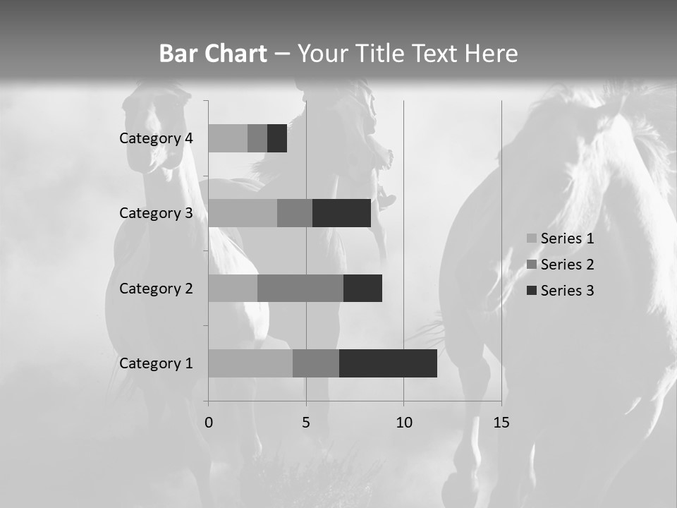 Gelding Country Tail PowerPoint Template