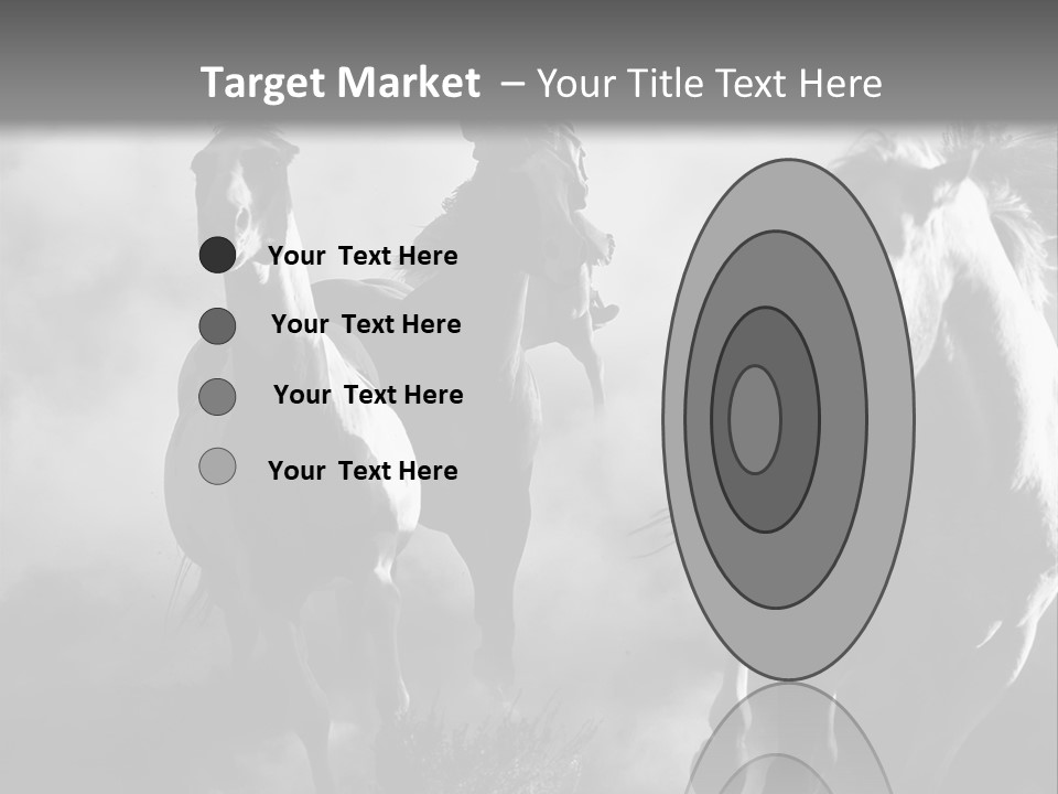 Gelding Country Tail PowerPoint Template