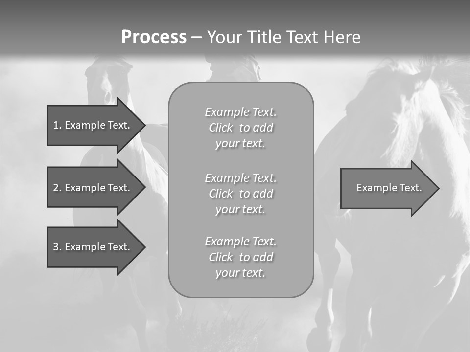 Gelding Country Tail PowerPoint Template