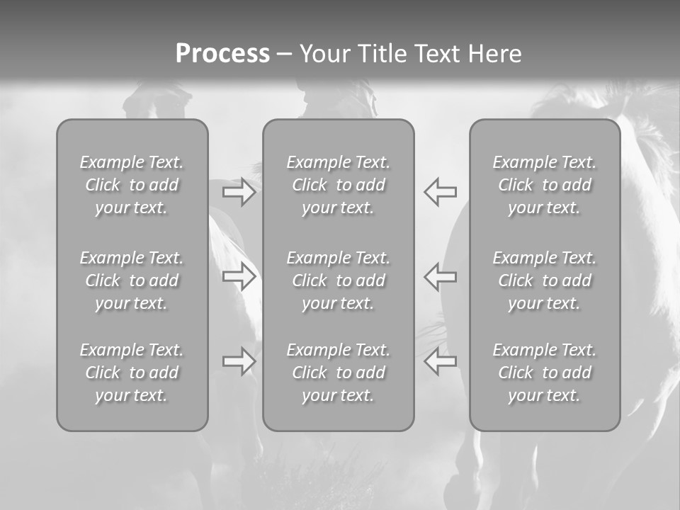 Gelding Country Tail PowerPoint Template