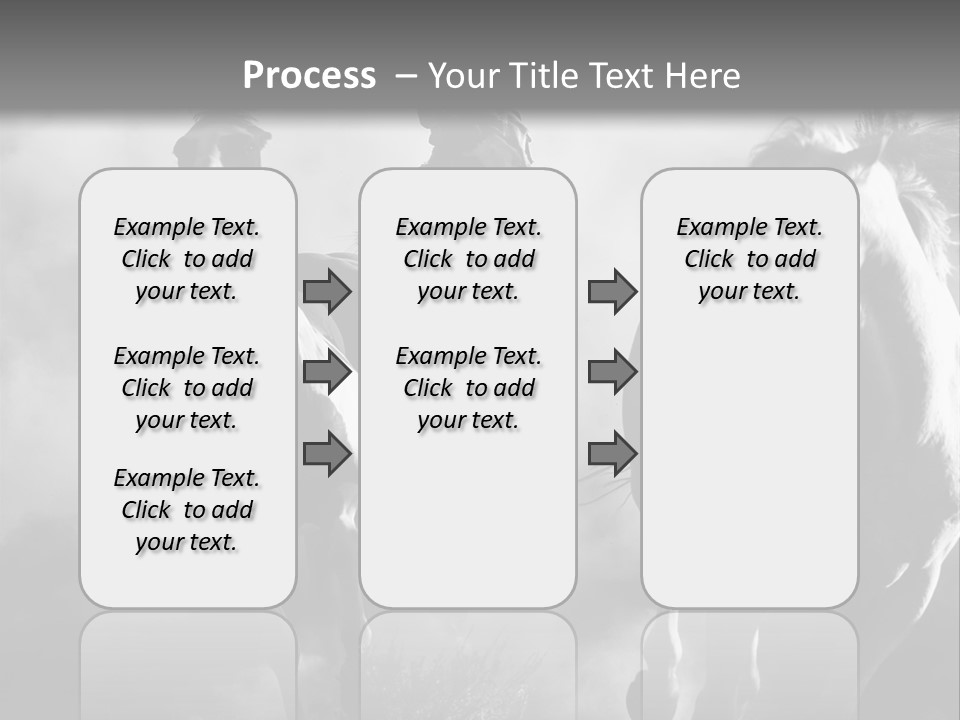 Gelding Country Tail PowerPoint Template
