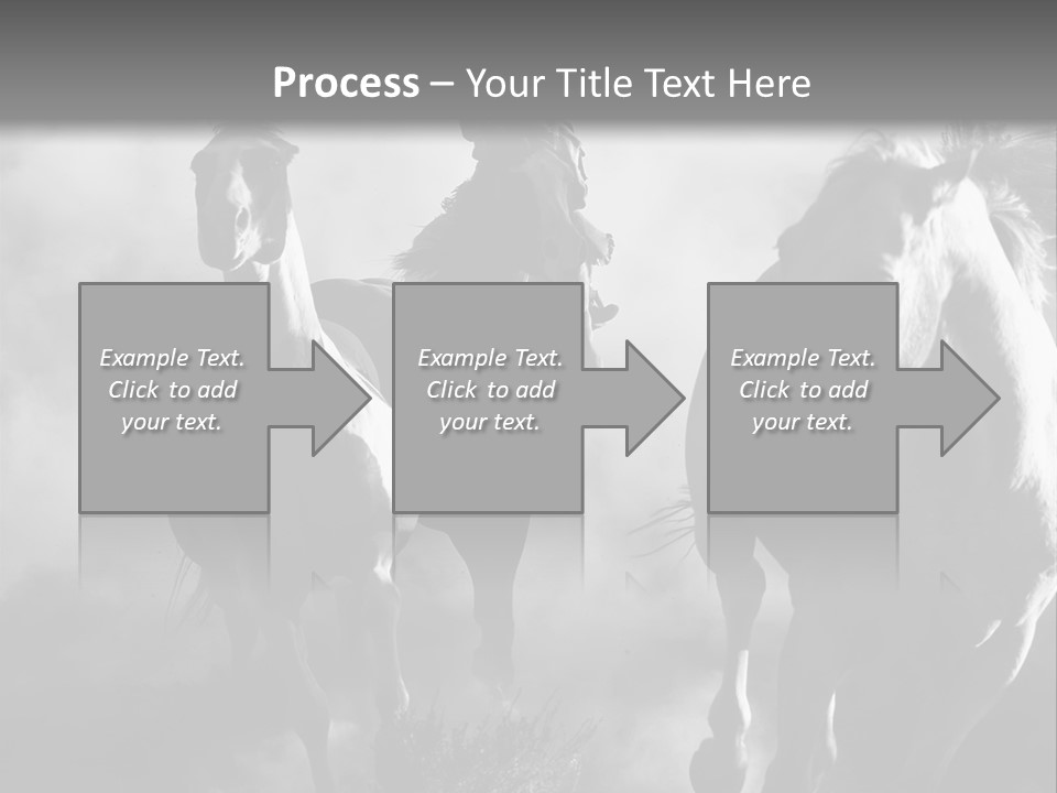 Gelding Country Tail PowerPoint Template