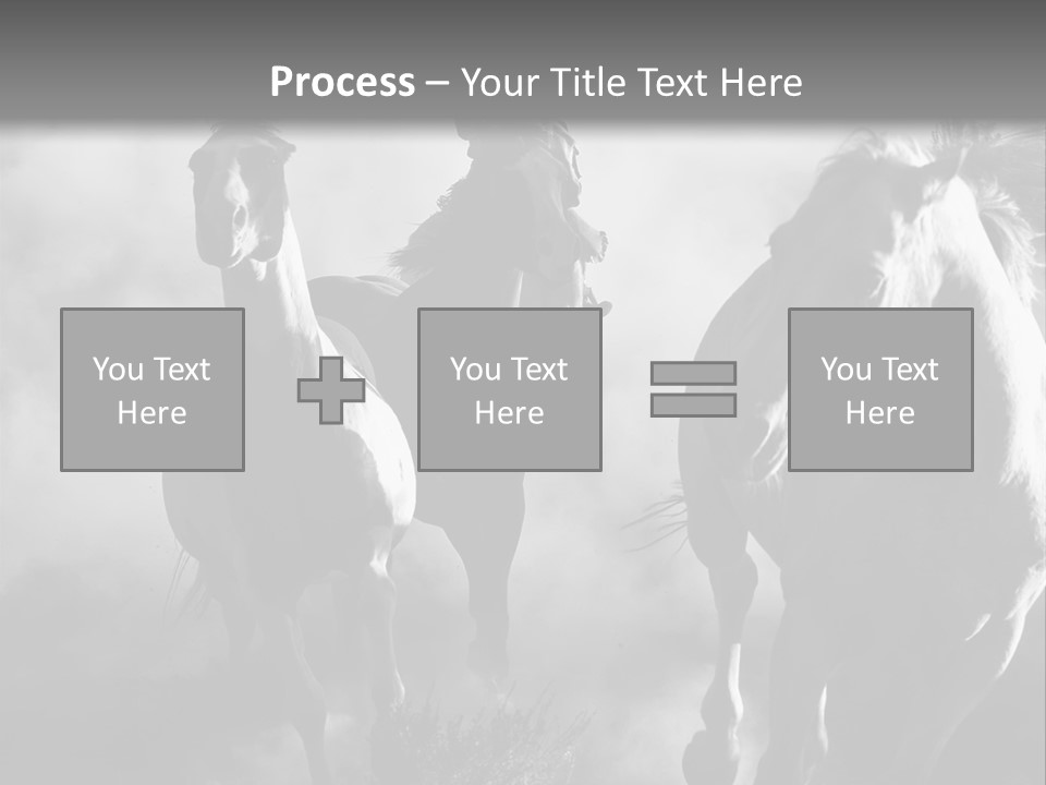 Gelding Country Tail PowerPoint Template