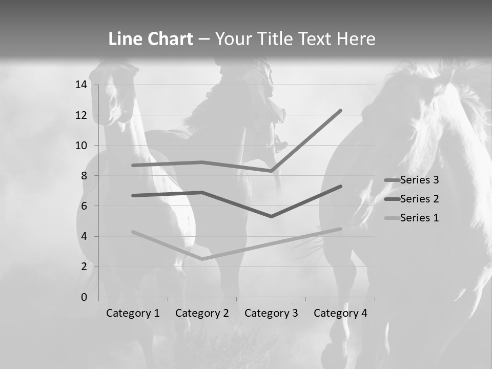 Gelding Country Tail PowerPoint Template
