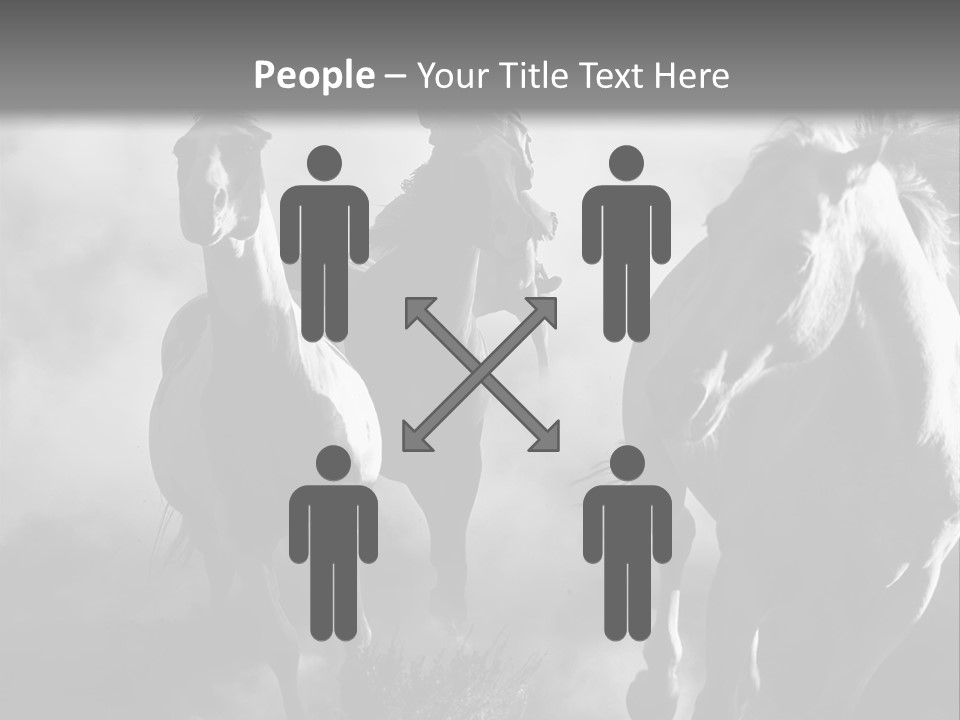 Gelding Country Tail PowerPoint Template