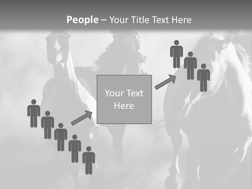 Gelding Country Tail PowerPoint Template