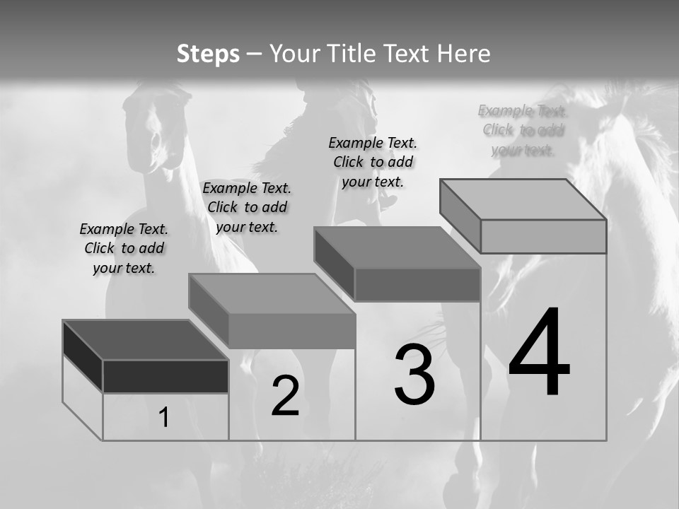 Gelding Country Tail PowerPoint Template