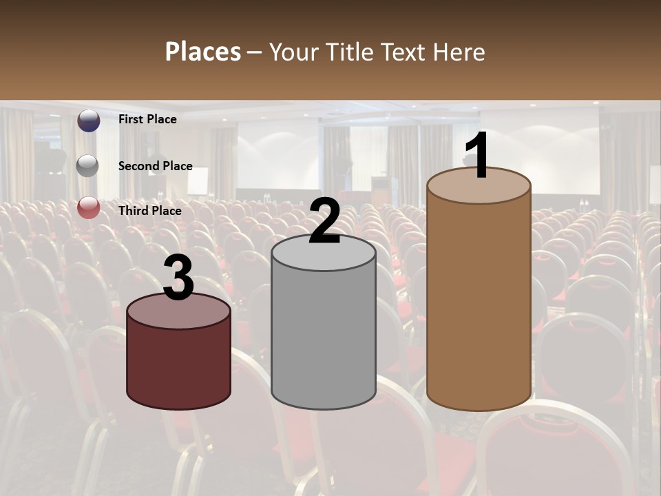 Teaching Conference Chair PowerPoint Template