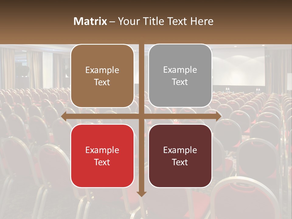 Teaching Conference Chair PowerPoint Template