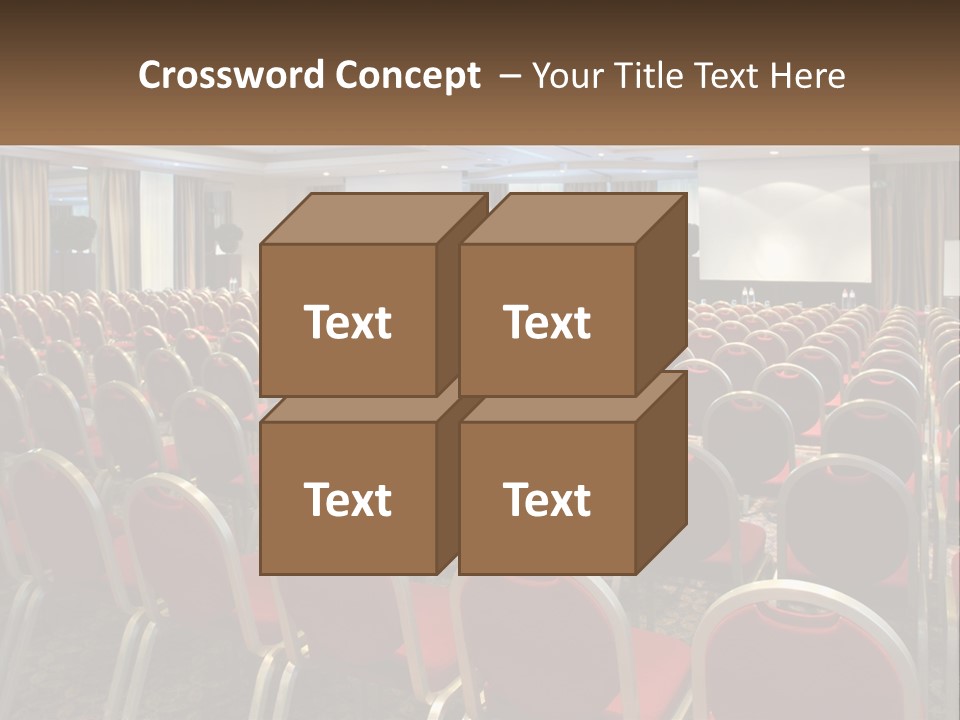 Teaching Conference Chair PowerPoint Template