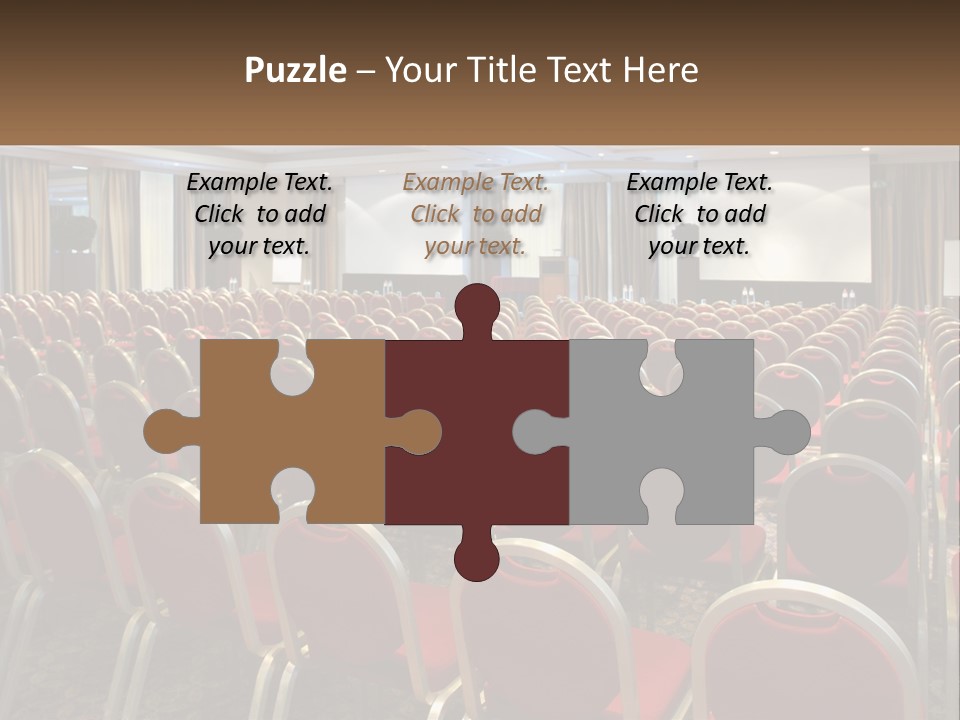 Teaching Conference Chair PowerPoint Template