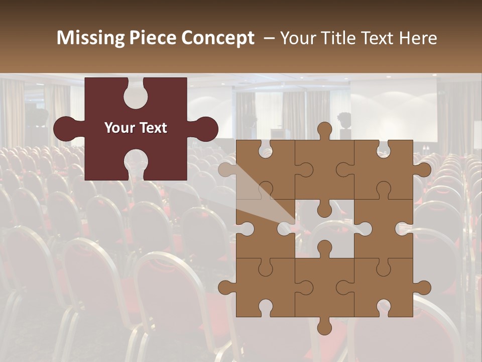 Teaching Conference Chair PowerPoint Template