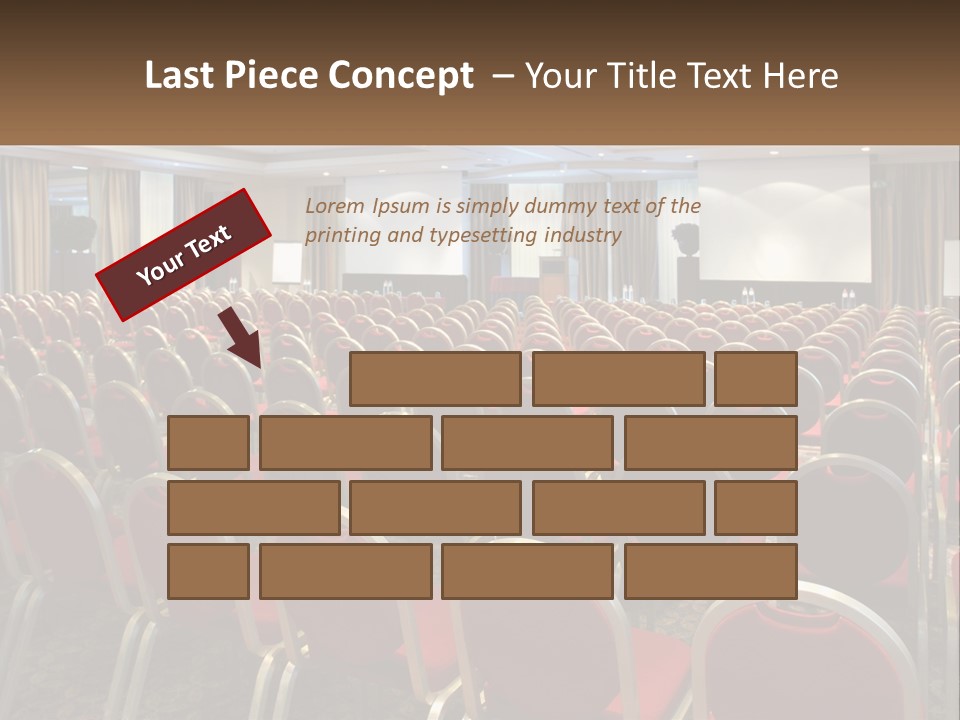 Teaching Conference Chair PowerPoint Template