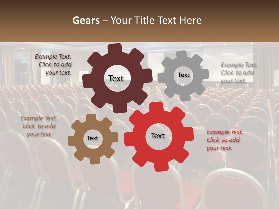 Teaching Conference Chair PowerPoint Template
