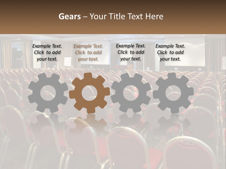 Teaching Conference Chair PowerPoint Template