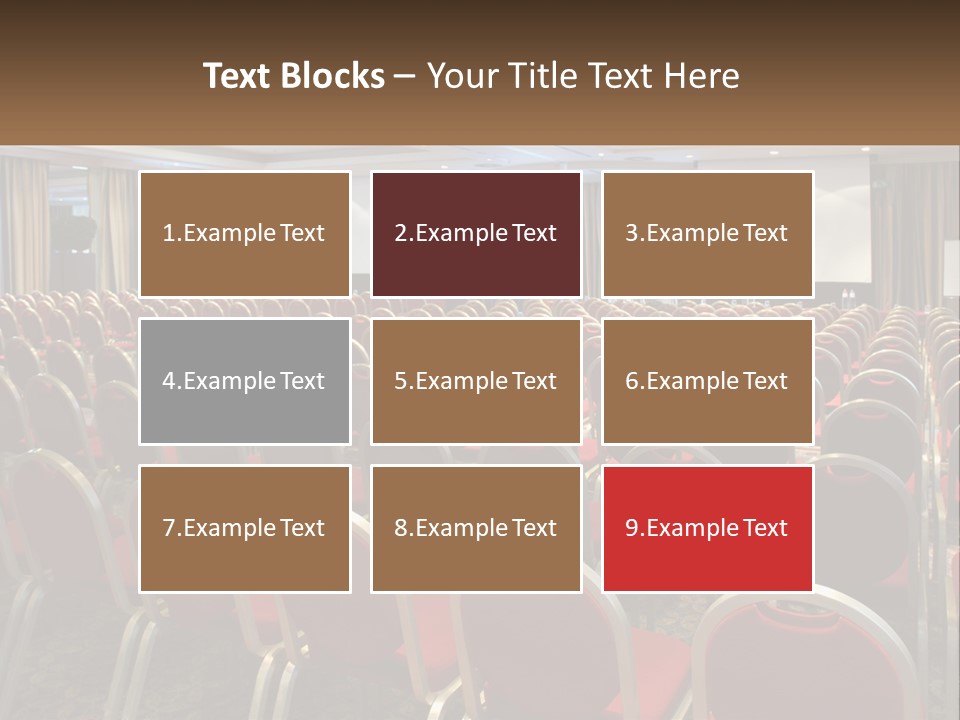 Teaching Conference Chair PowerPoint Template