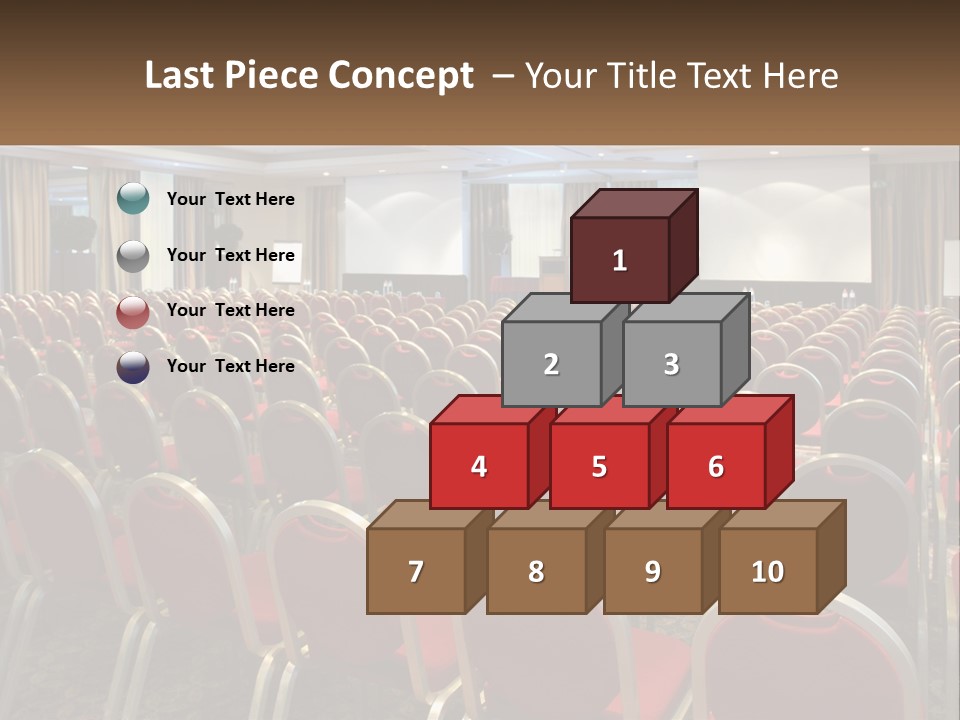 Teaching Conference Chair PowerPoint Template