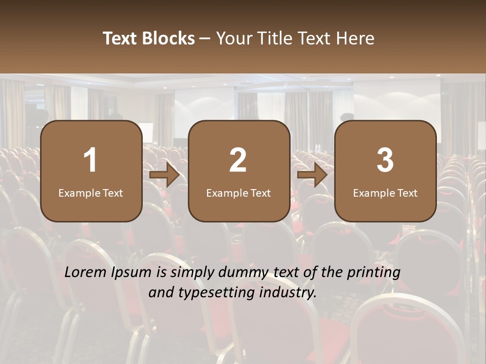 Teaching Conference Chair PowerPoint Template