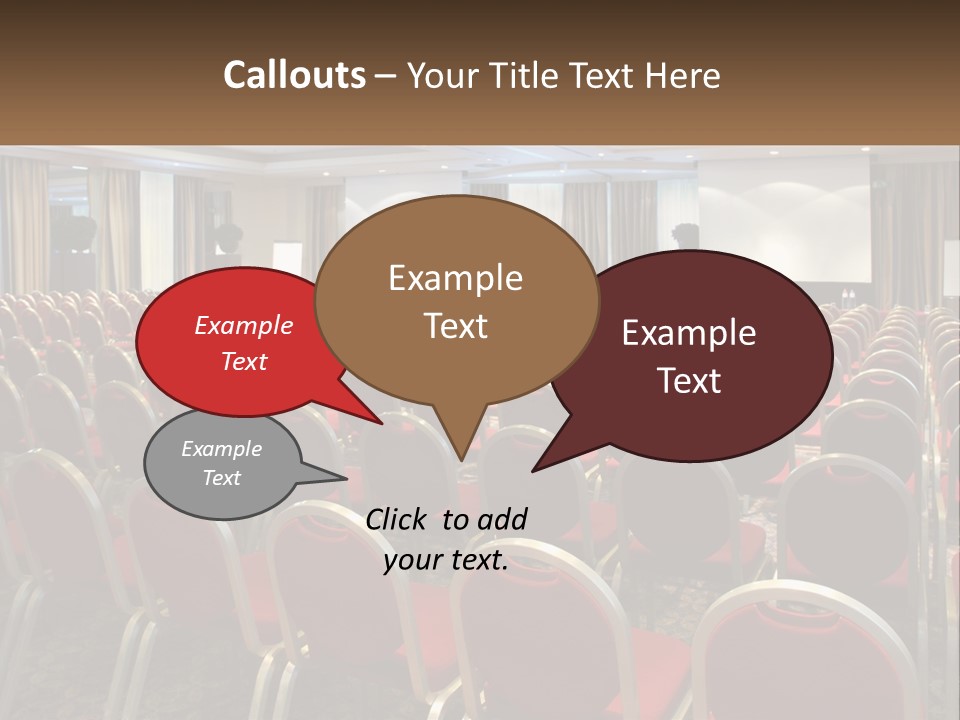 Teaching Conference Chair PowerPoint Template