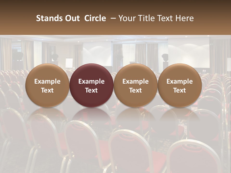 Teaching Conference Chair PowerPoint Template