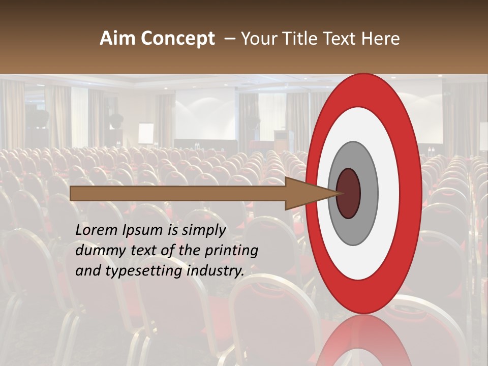 Teaching Conference Chair PowerPoint Template