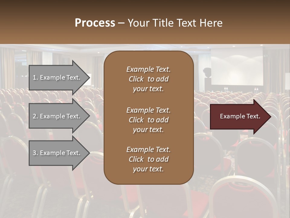 Teaching Conference Chair PowerPoint Template