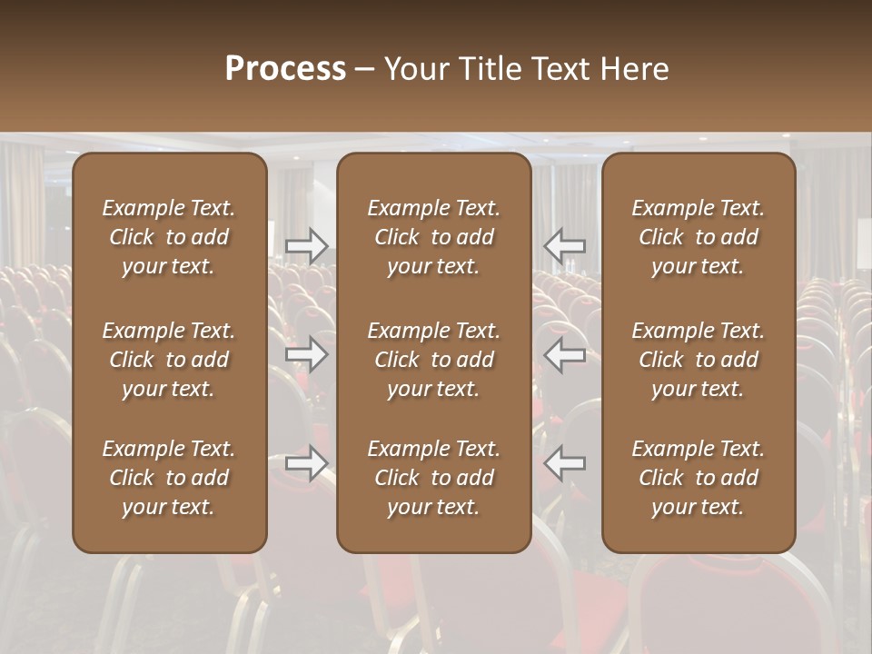 Teaching Conference Chair PowerPoint Template