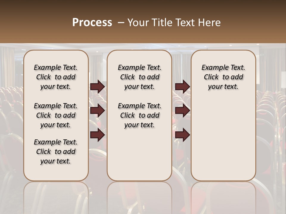 Teaching Conference Chair PowerPoint Template