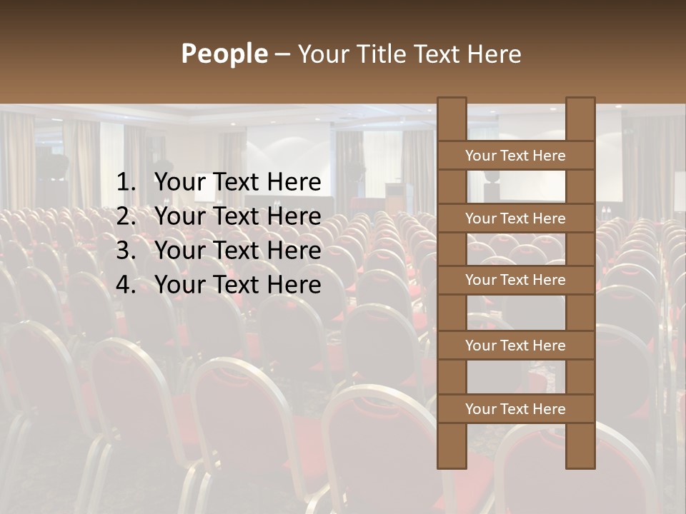 Teaching Conference Chair PowerPoint Template
