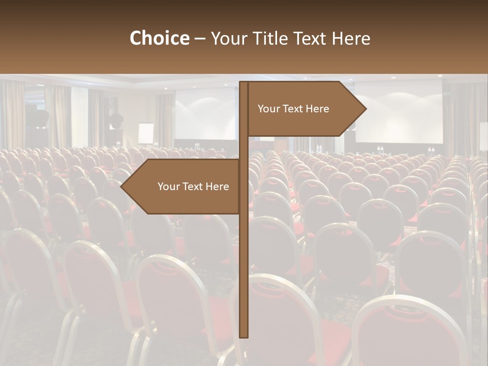 Teaching Conference Chair PowerPoint Template