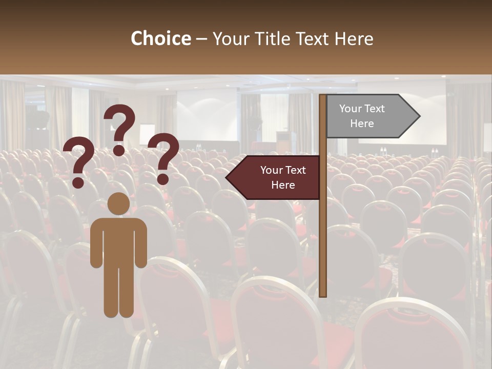 Teaching Conference Chair PowerPoint Template