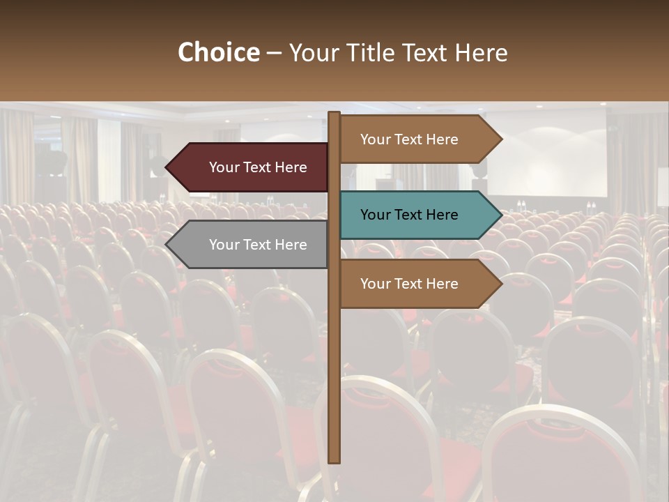 Teaching Conference Chair PowerPoint Template