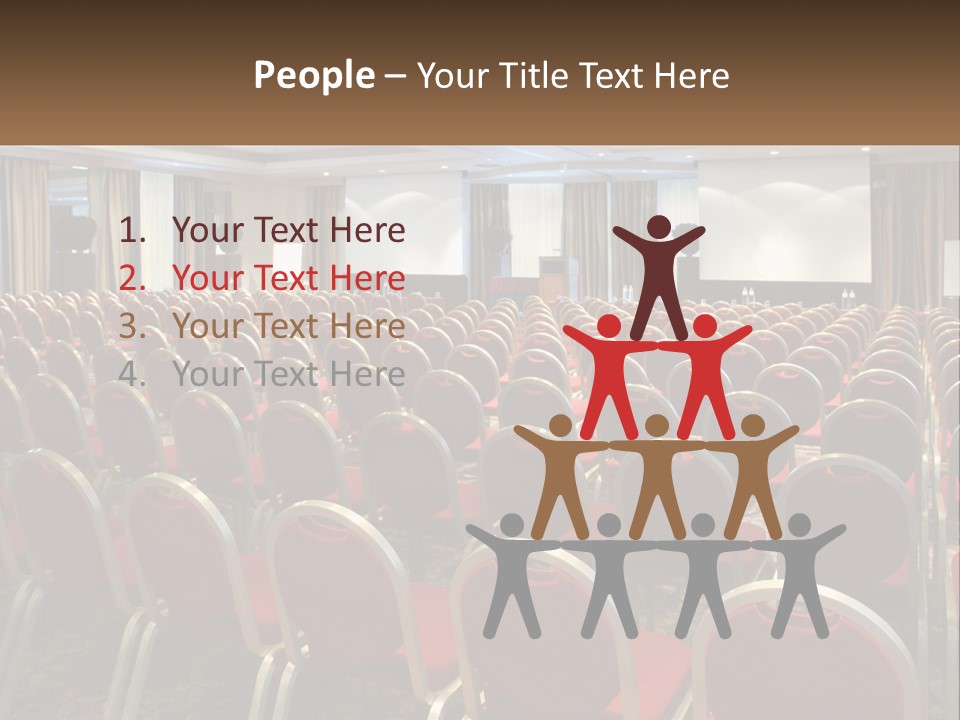Teaching Conference Chair PowerPoint Template