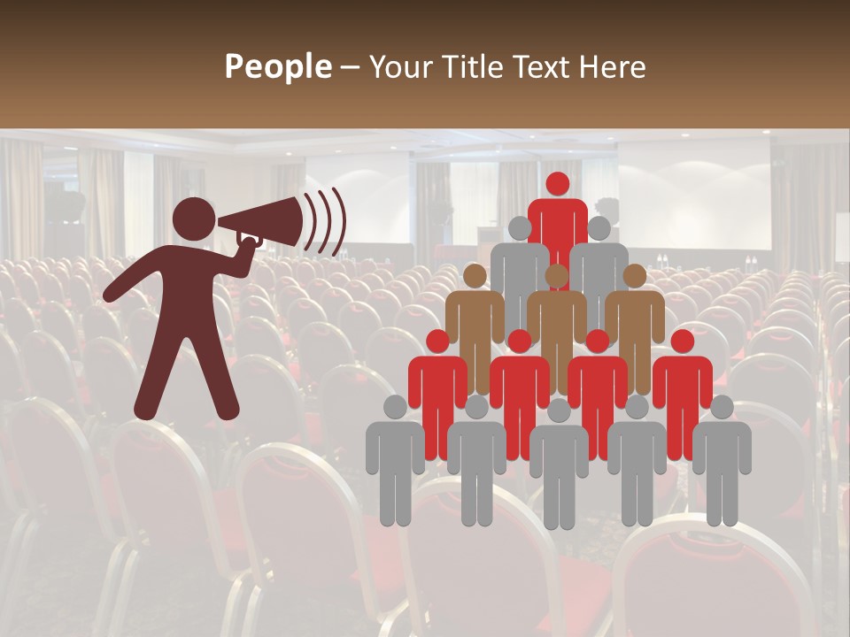 Teaching Conference Chair PowerPoint Template